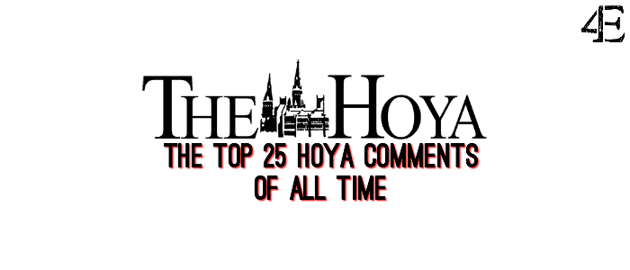 The Top 25 Hoya Comments of All Time