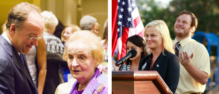 Madeleine Albright Also Digs Leslie Knope