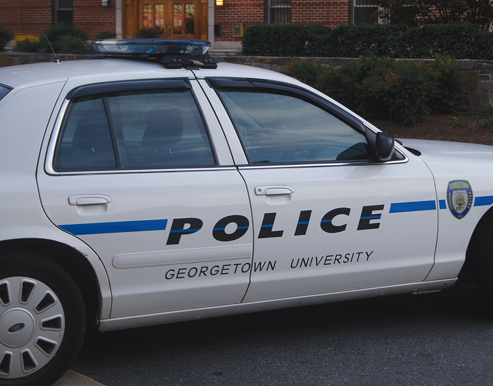 FILE PHOTO: NATALIA ORTIZ/THE HOYA
New technology has helped GUPD catch six suspects this year, out of 34 total incidents reported since Aug. 23. 