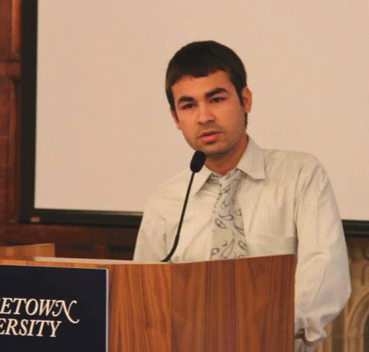 COURTESY INDRA ACHARYA
Indra Acharya (COL ’18), who grew up as a refugee in Nepal, is now a freshman at Georgetown, running for the GUSA senate. 