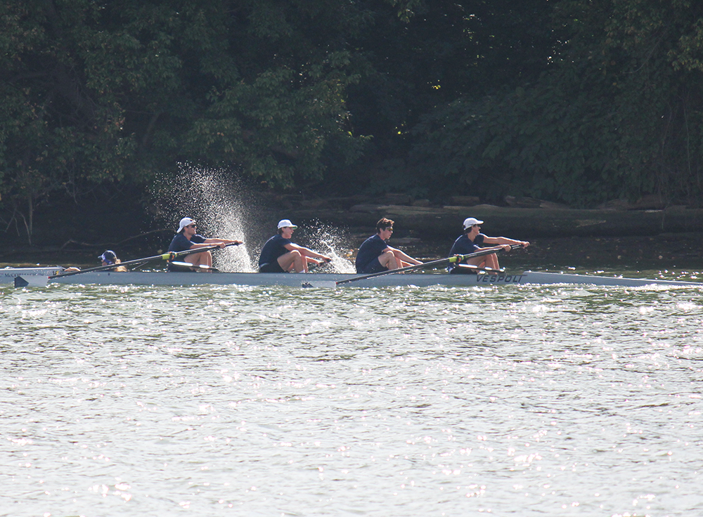 FILE PHOTO: Erin Napier/THE HOYA
The heavyweight men’s crew team finished in 24th place out of 36 teams in the field in last week’s Head of the Charles with a time of 15:15.739.
