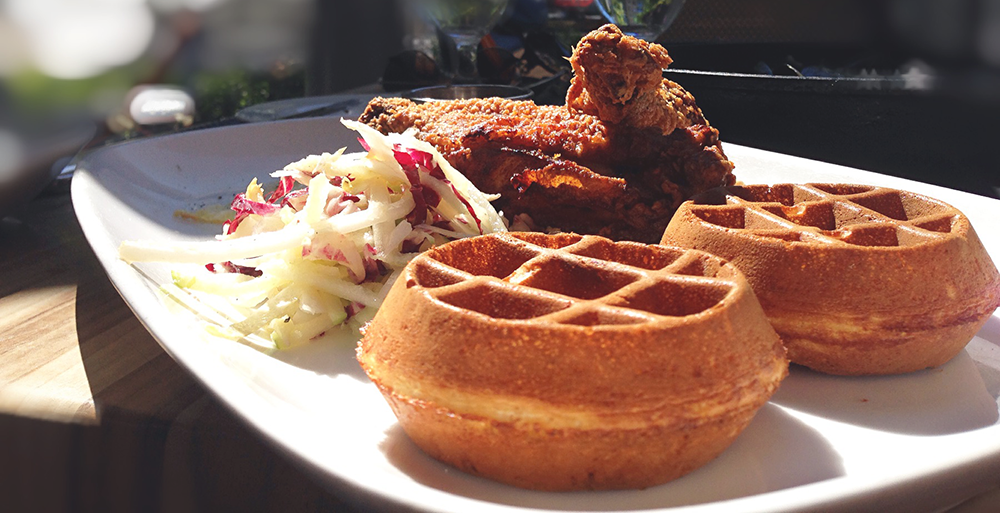 YIWEN HU/THE HOYA
Brasserie Beck is the place to go for delicious mussels and impressive brunch. The chicken and waffles plays up the traditional Southern classic by substituting in crispy Belgian waffles and jalepeno maple syrup