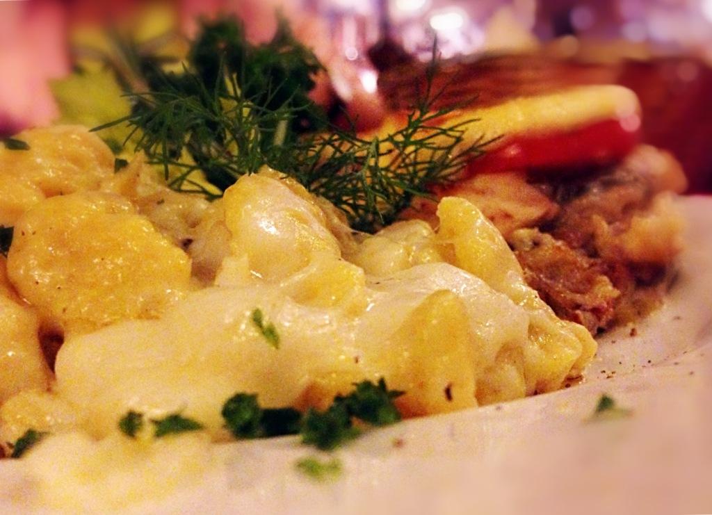 YIWEN HU/THE HOYA

Old Europe offers hearty, authentic dishes such as delicious cheese spatzel.