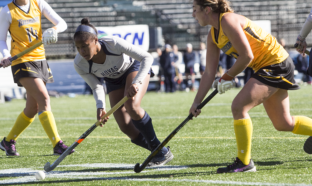 FILE PHOTO: JULIA HENNRIKUS/THE HOYA
Sophomore forward Aliyah-Graves Brown was named to the all-Big East Second Team after leading the Hoyas with six goals and three assists.