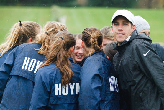 GUHOYAS
Michael Smith, head coach of the No. 2 women’s cross-country team, was named the Big East Coach of the Year on Friday. 