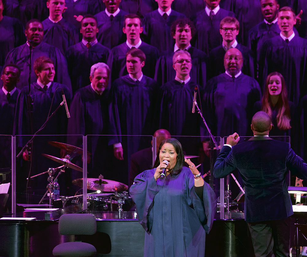 COURTESY GEORGETOWN UNIVERSITY
The Let Freedom Ring Celebration Choir performed at the eponymous event at the Kennedy Center, sponsored by the university.