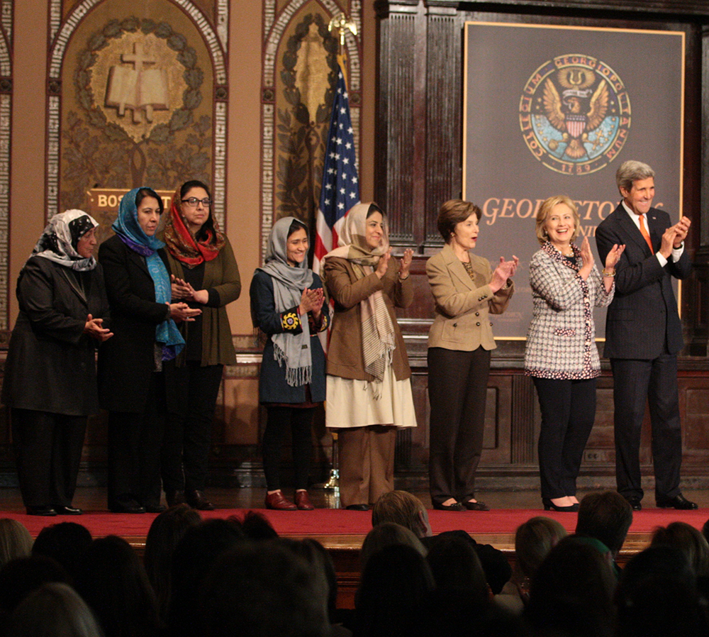 FILE PHOTO: CHRIS BIEN/THE HOYA
Afghan First Lady Rula Ghani, not pictured, will join the U.S.-Afghan Women’s Council, which features Hillary Clinton and Laura Bush.