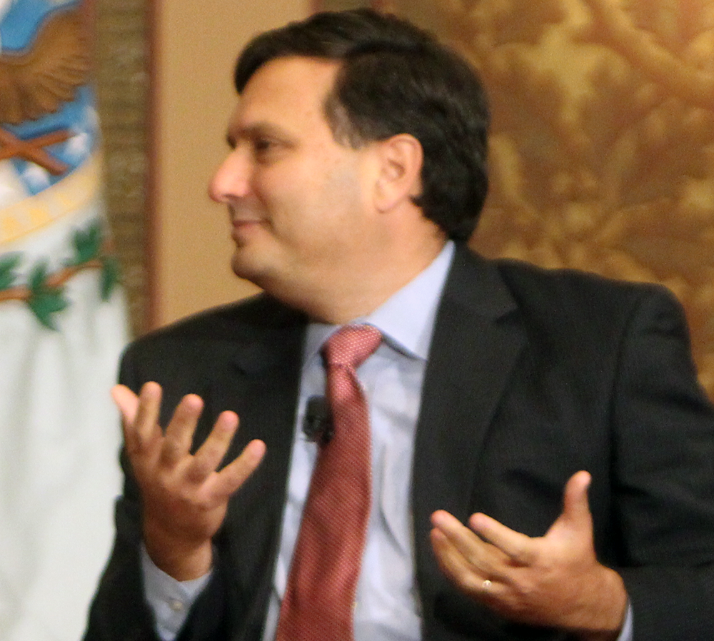 FILE PHOTO: DANIEL SMITH/THE HOYA
Adjunct professor Ron Klain, pictured in Gaston Hall in November 2013, ended his term as “Ebola czar” on Feb. 13. He will return to Georgetown.