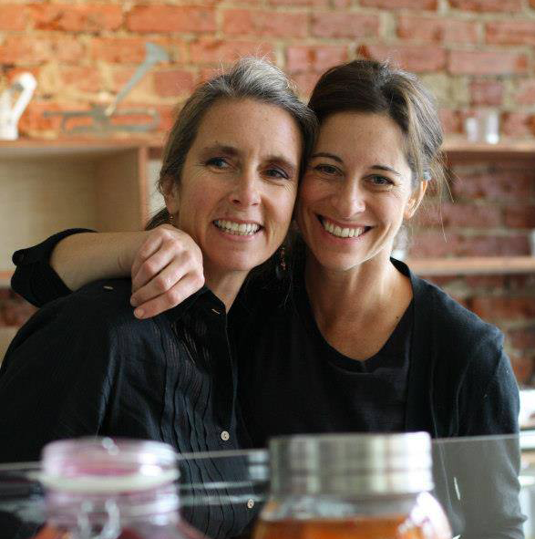 COURTESY BETTINA STERN
Suzanna Simon and Bettina Stern have become popular farmer’s market vendors. The two plan to open up a vegetarian restaurant this summer.