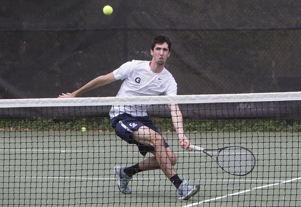  FILE PHOTO: JULIA HENNRIKUS/THE HOYA
Junior Jordan Portner (above), along with partner Peter Beatty, fought through three rounds of intensive competition to reach the finals, before falling to GW. 
