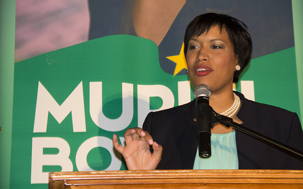 FILE PHOTO: NATASHA THOMPSON/THE HOYA
D.C. Mayor Muriel Bowser (D) released a draft of a potential D.C. constitution, which will be finalized at a convention June 17 and 18 before a citywide vote in November.