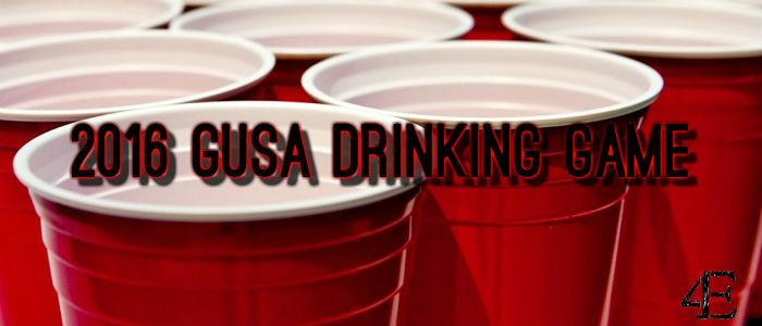 GUSA Town Hall Drinking Game