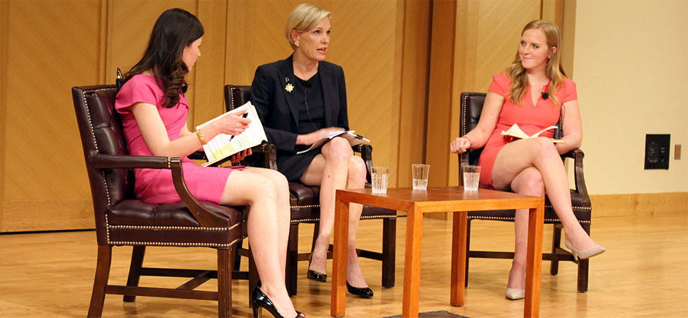 COURTESY OF HAYDEN E. JEONG
Planned Parenthood President Cecile Richards spoke about the future of her organization and its new initiatives in Lohrfink Auditorium on Thursday.