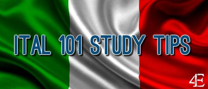 ITAL 101 Study Guide