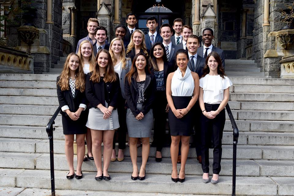 GEORGETOWN UNIVERSITY STUDENT ASSOCIATION
The GUSA Federal Relations Team is working to improve outreach efforts and goals it set  when it first launched in early April following the GUSA executive elections. 