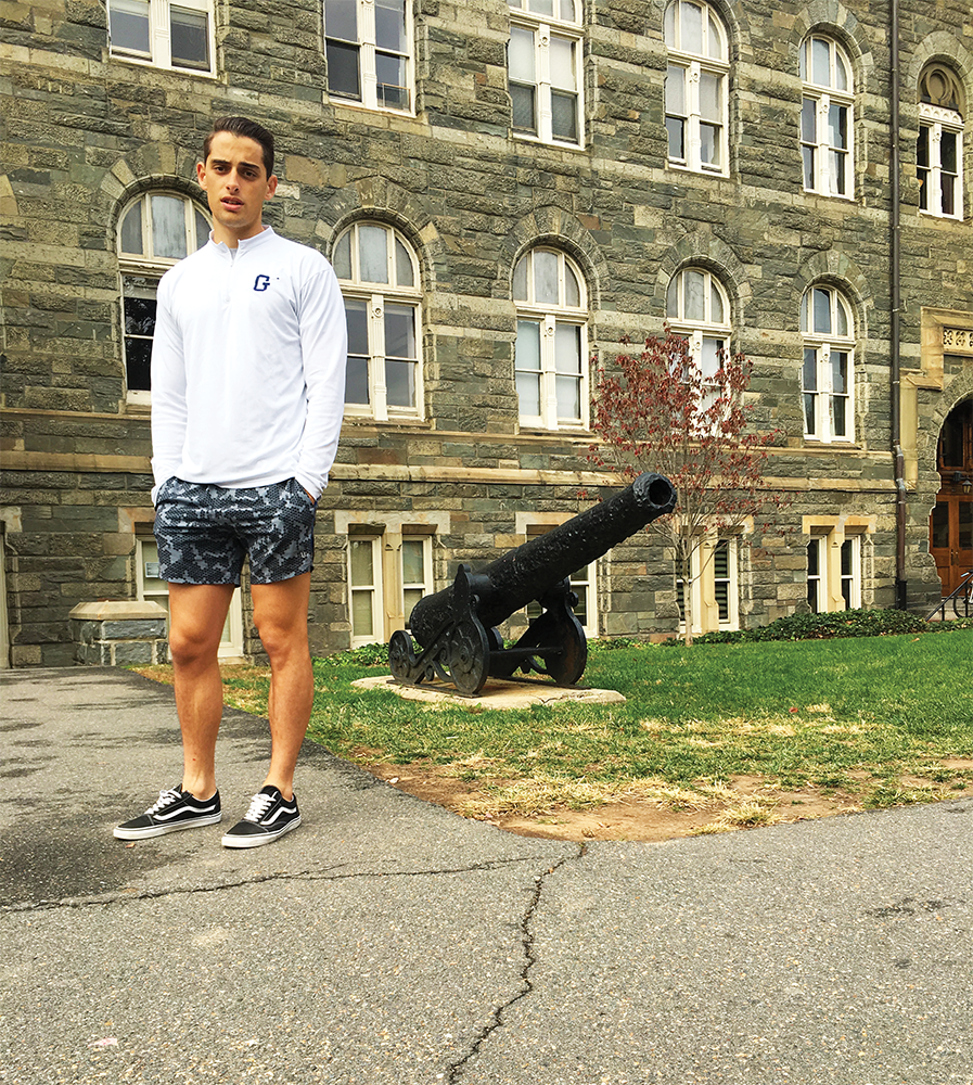 COURTESY ETHAN ROSEN
Francesco Ambrosio (MSB ’19) created a clothing company with two other friends to sell cheap and comfortable clothing to college students.