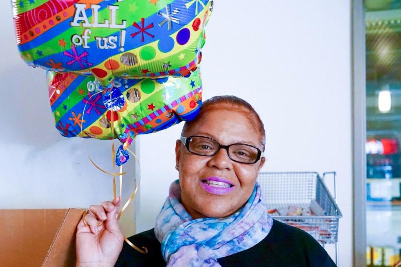 HUMANS OF GEORGETOWN
Unsung Heroes intends to set up an online fund for Frankie Capers, a cashier at Einstein Bros. Bagels for three years, to go on vacation for the first time in more than 12 years with her grandson.