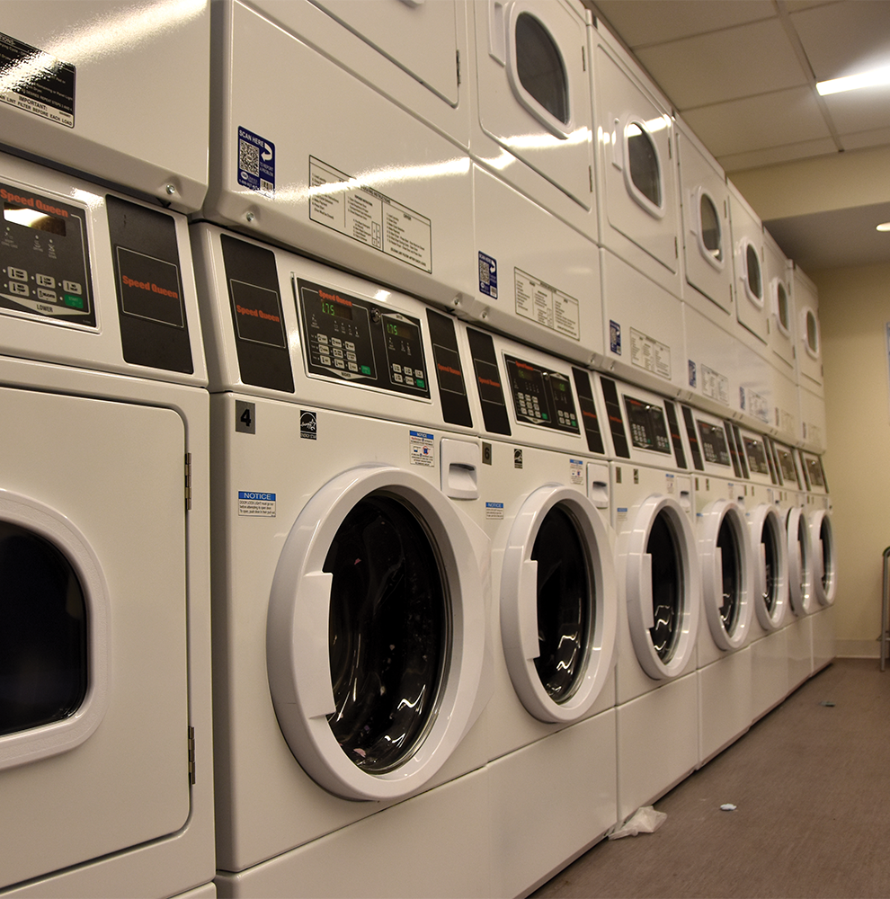 JESUS RODRIGUEZ/THE HOYA
Room and board charges for the 2017-2018 school year will include the cost of 24 loads of laundry, the result of a joint effort between the Office of Residential Living and the Georgetown University Student Association.