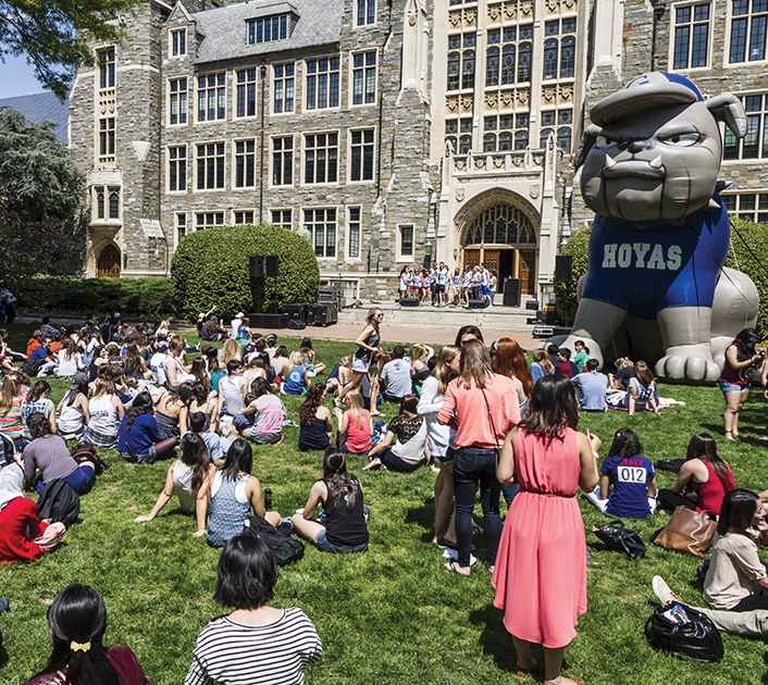 FILE PHOTO: ALEXANDER BROWN/THE HOYA
GUSA will host a Save Georgetown Day event Tuesday in an effort to encourage responsible behavior on the day.