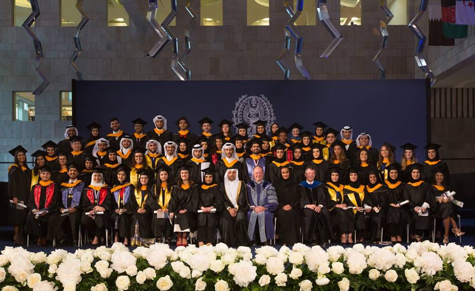 GEORGETOWN UNIVERSITY
Sixty-two students graduated from the School of Foreign Service in Qatar on May 4. The students comprise the school’s ninth graduating class and join more than 340 alumni who graduated from the SFS-Q.