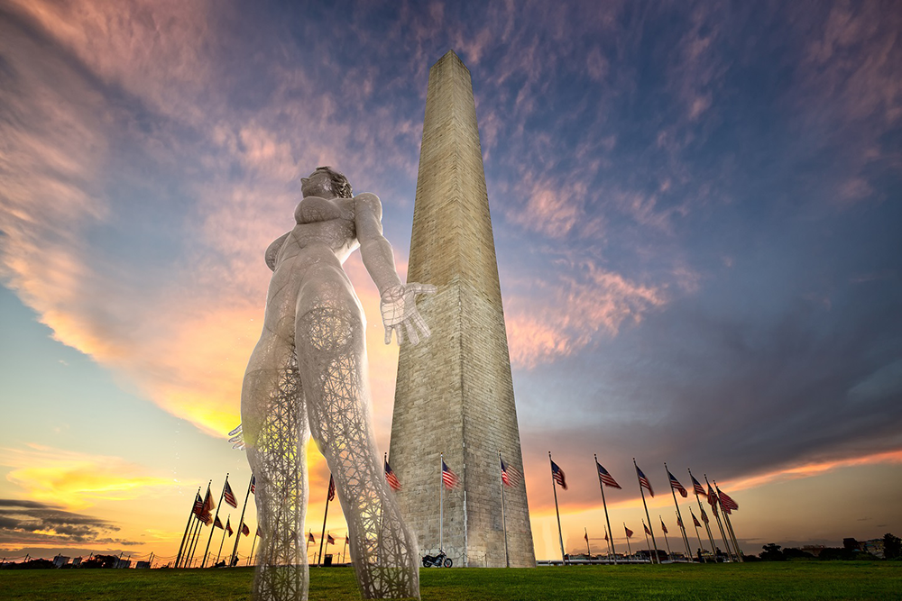 CATHARSISONTHEMALL.COM
If organizers receive approval, this 45-foot tall statue of a naked woman will be coming to the District.