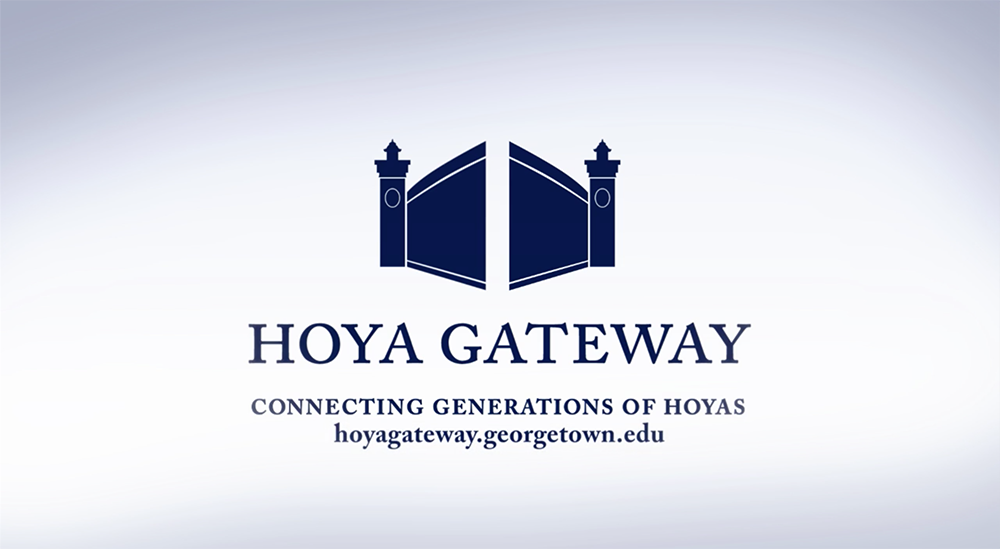 HOYA GATEWAY
More students are connecting with alumni after the relaunch of Hoya Gateway, a career networking platform.