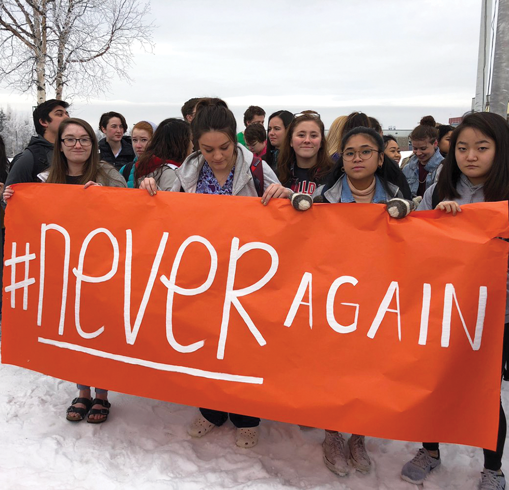 STUDENT WALKOUT AGAINST GUN VIOLENCE
Students from Marjory Stoneman Douglas have rallied with gun control group Everytown for Gun Safety to organize a March 24, 2018 protest in Washington, D.C., dubbed the March for Our Lives, and have garnered national attention. 
