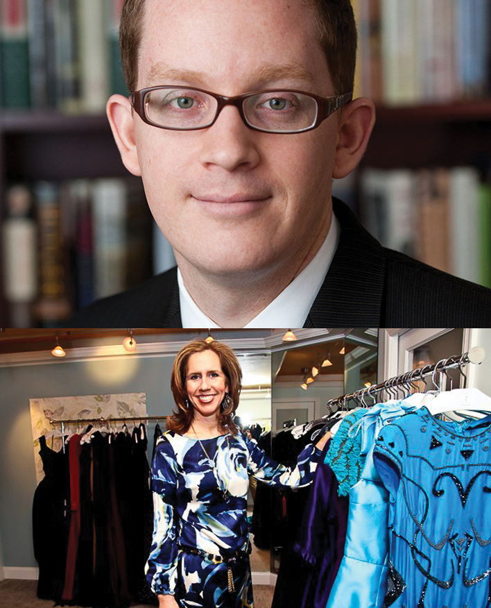 TOP: JESUIT ADVANCEMENT ADMINISTRATORS AND FORDHAM UNIVERSITY; BOTTOM: JULIE FARR LLC
Paul Lanzone (MSB ’15) and Julia Farr (CAS ’88) will join the Georgetown University Alumni Association as associate vice president of alumni engagement and executive director, respectively.