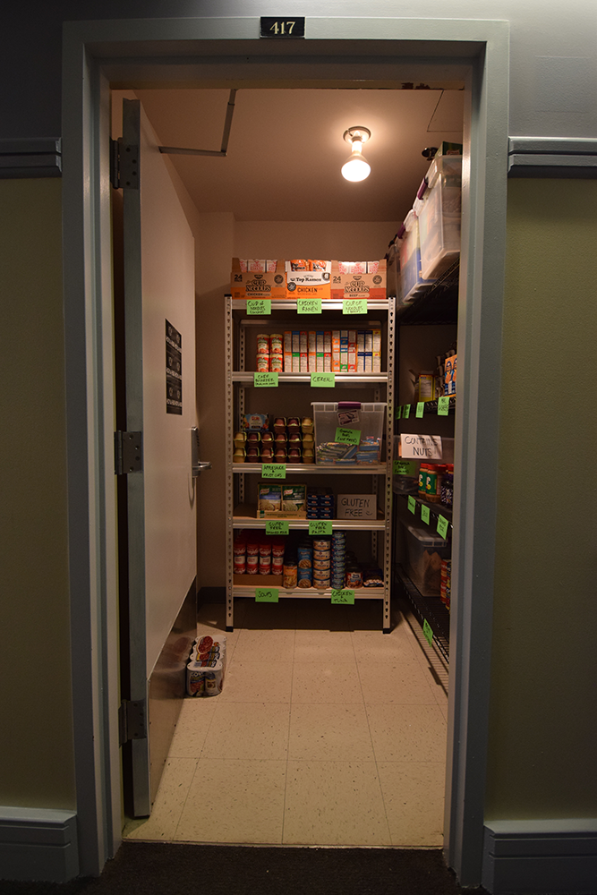 Georgetown University Student Association opened an on-campus food pantry called Hoya Hub located on the fourth floor of the Leavey Center.