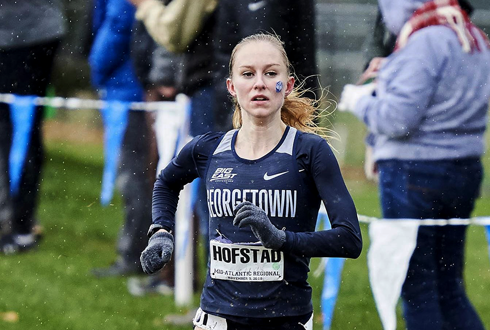 GUHOYAS | Junior Paige Hofstad recorded a time of 21:37 in the womens NCAA Mid-Atlantic Regional Championships, finishing 16th overall.