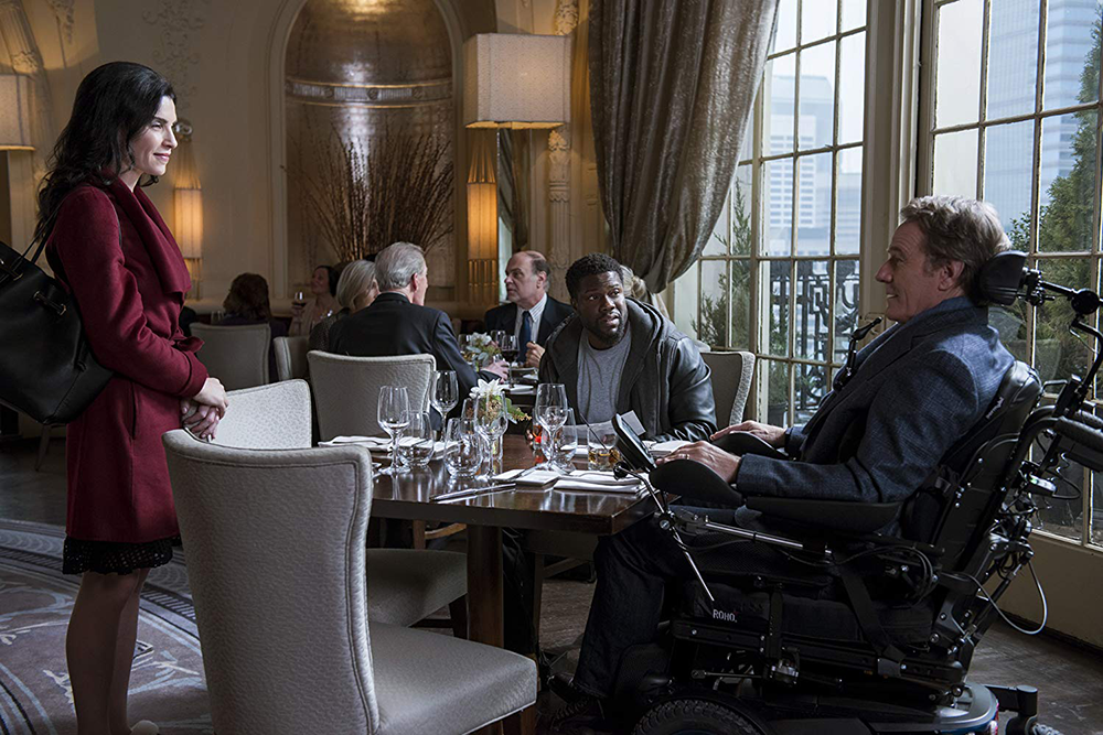Lantern Entertainment | “The Upside” is a fairly successful attempt to adapt the hit French film for U.S. audiences, featuring a standout performance from Bryan Cranston, right.
