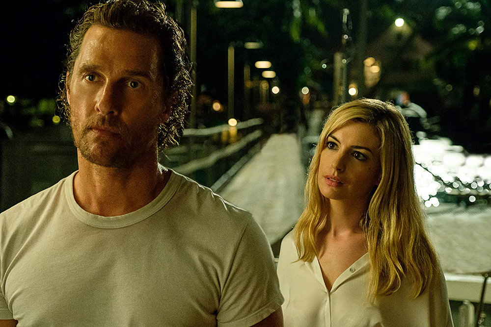 GLOBAL ROAD ENTERTAINMENT | The performances of Matthew McConaughey, left, and Anne Hathaway, right, are decidedly the best part of Serenity.