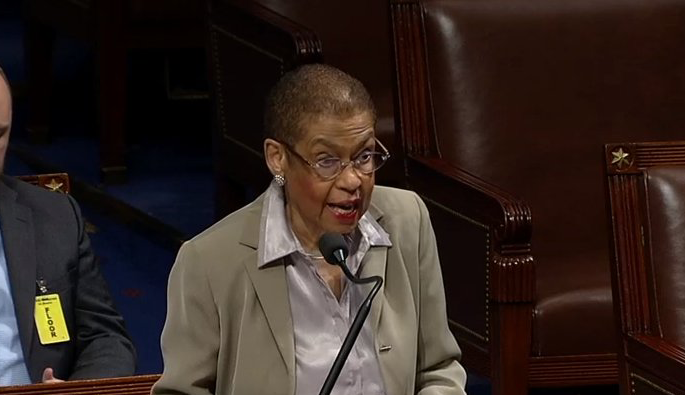 @ELEANORNORTON/TWITTER | Del. Eleanor Holmes Norton (D-D.C.) introduced  a bill requiring federal workplaces to set aside non-bathroom space for breastfeeding. The bill passed the U.S. House of Representatives on Feb. 6.
