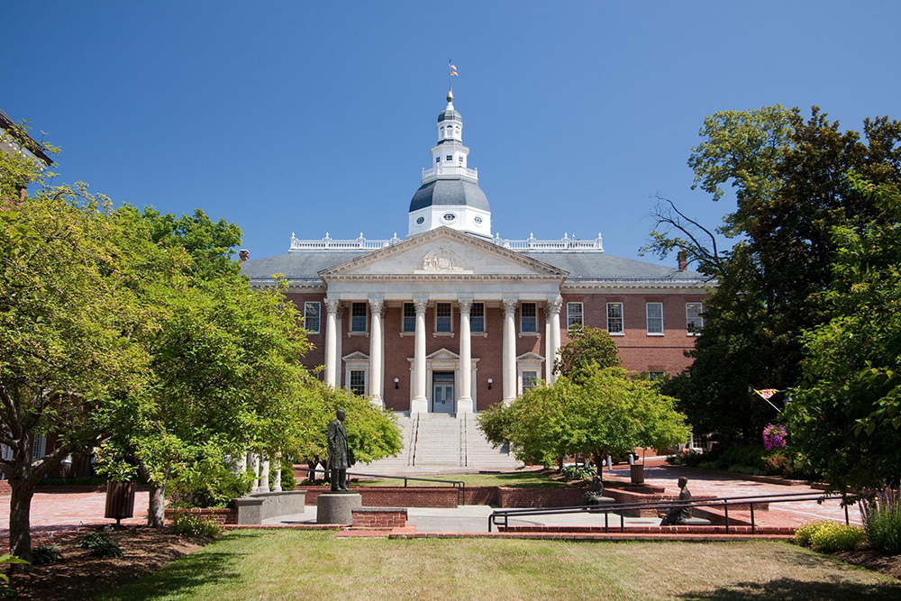 MARYLAND SENATE DEMOCRATS/FACEBOOK | The Maryland General Assembly is set to consider a bill urging Congress to support Washington, D.C. statehood.