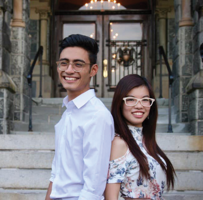 GEORGETOWN UNIVERSITY STUDENT ASSOCIATION/FACEBOOK | Outgoing Georgetown University Student Association President Juan Martinez (SFS 20) and Vice President Kenna Chick (SFS 20) hope to leave a legacy of supporting student activists and promoting diversity.