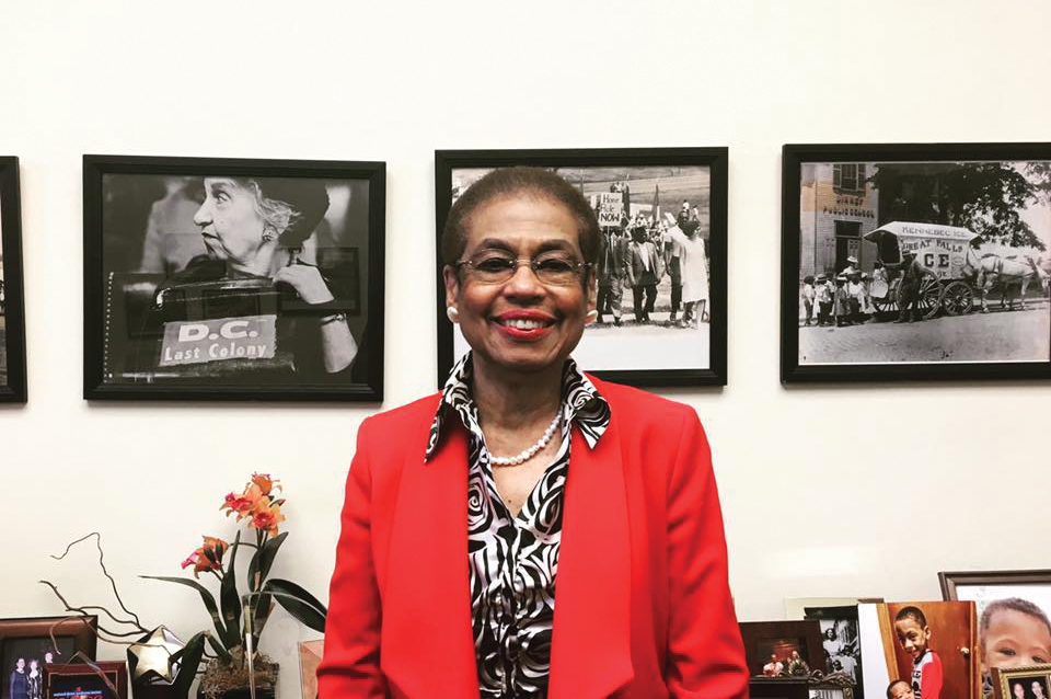 ELEANOR NORTON/FACEBOOK | Del. Eleanor Holmes Norton proposed a bill in the House of Representatives endorsing statehood for the District of Columbia.