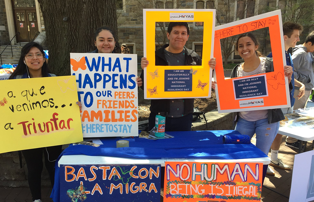 GU UNDOCUMENTED STUDENT SUPPORT SERVICES During the third annual Undocuweek