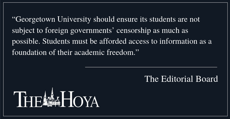 EDITORIAL: Encourage Student Internet Access Abroad