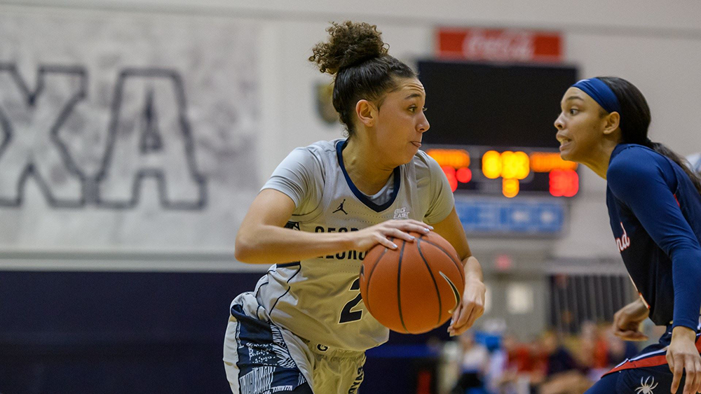 WOMENS BASKETBALL | Georgetown Defeats Pittsburgh To Gain 1st Victory of the Season