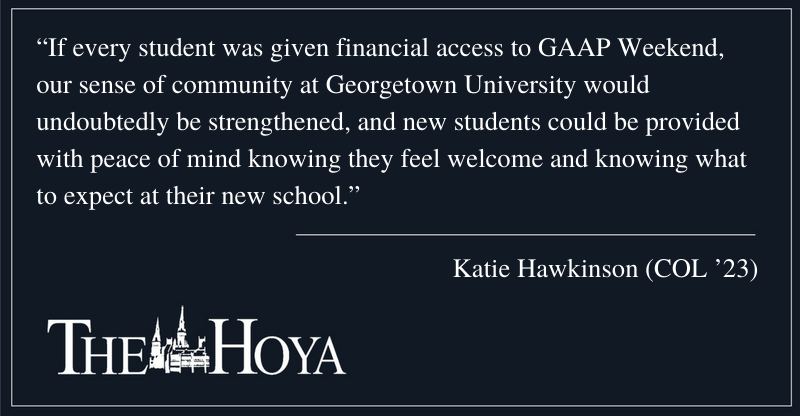 VIEWPOINT: Promote GAAP Weekend Accessibility