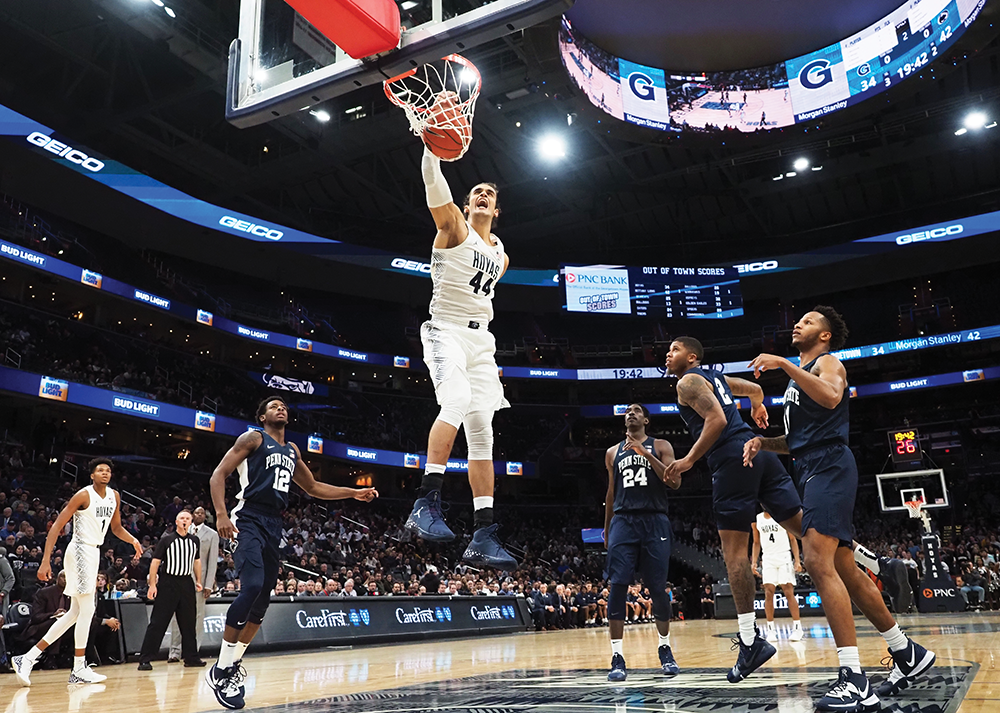 MENS BASKETBALL | Hoyas Unable To Build Any Momentum in 81-66 Loss to Nittany Lions