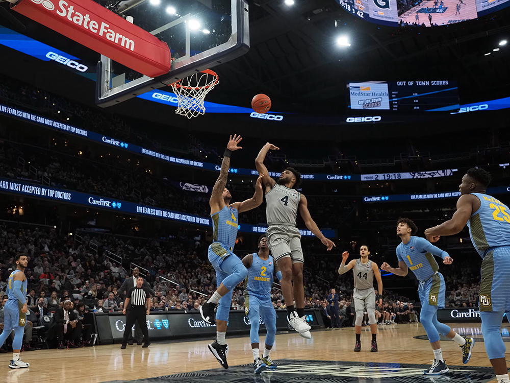 MENS BASKETBALL | Hoyas Shut Down by Marquette in 21-Point Loss