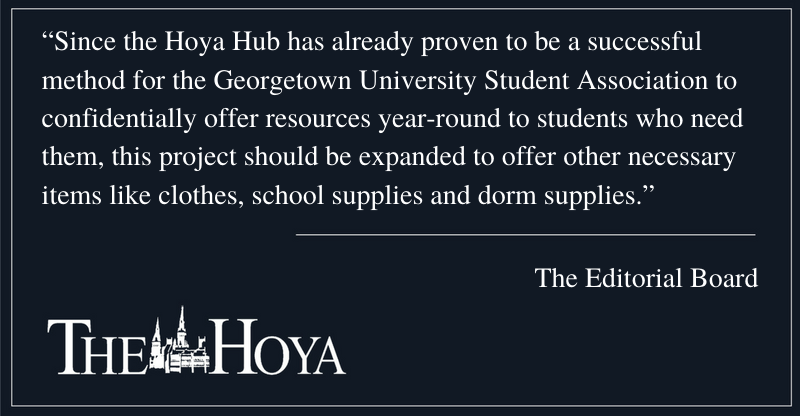 EDITORIAL: Expand Hoya Hubs Resources