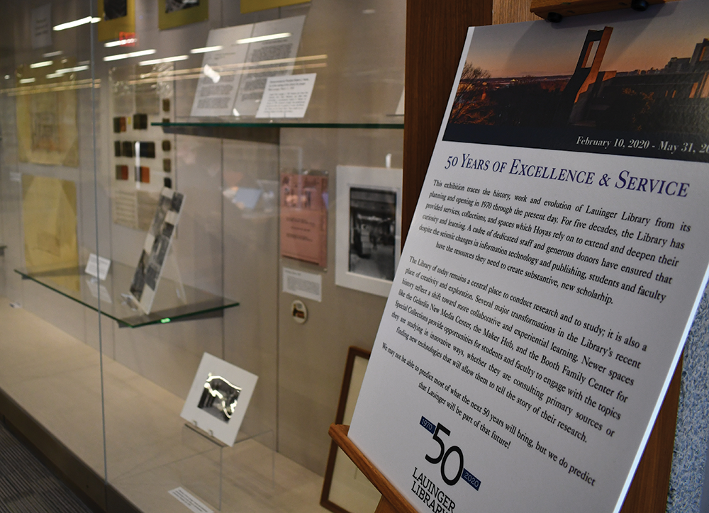 2 Exhibits Celebrate 50th Anniversary of Lauinger