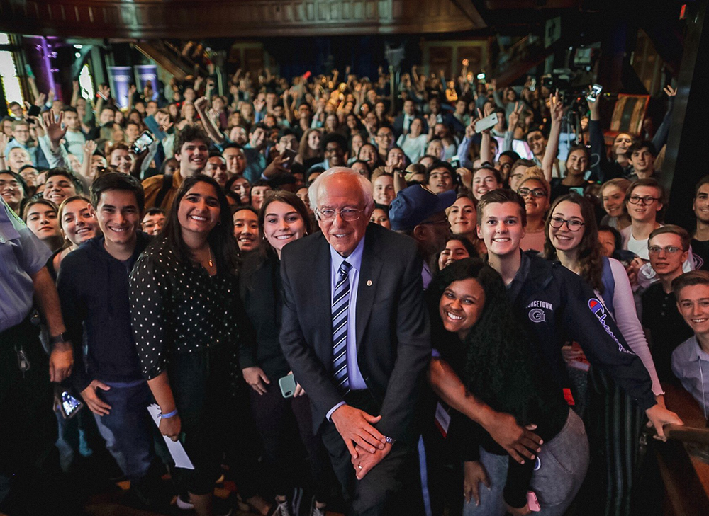 BERNIE SANDERS/FACEBOOK | Students expressed both praise and concerns over Bernie Sanders leading the Democratic primary.