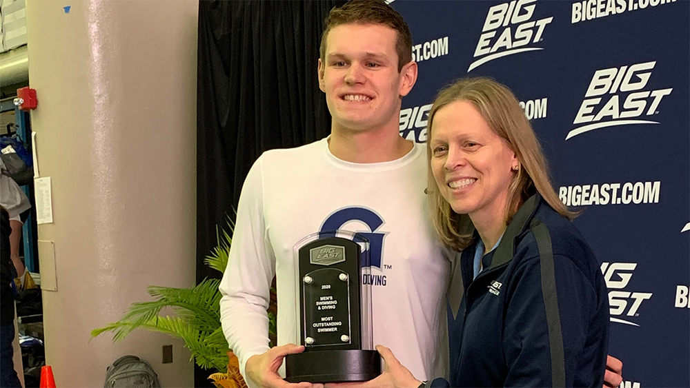 SWIM & DIVE | Men and Women Claim 2nd Spot in Big East Championships