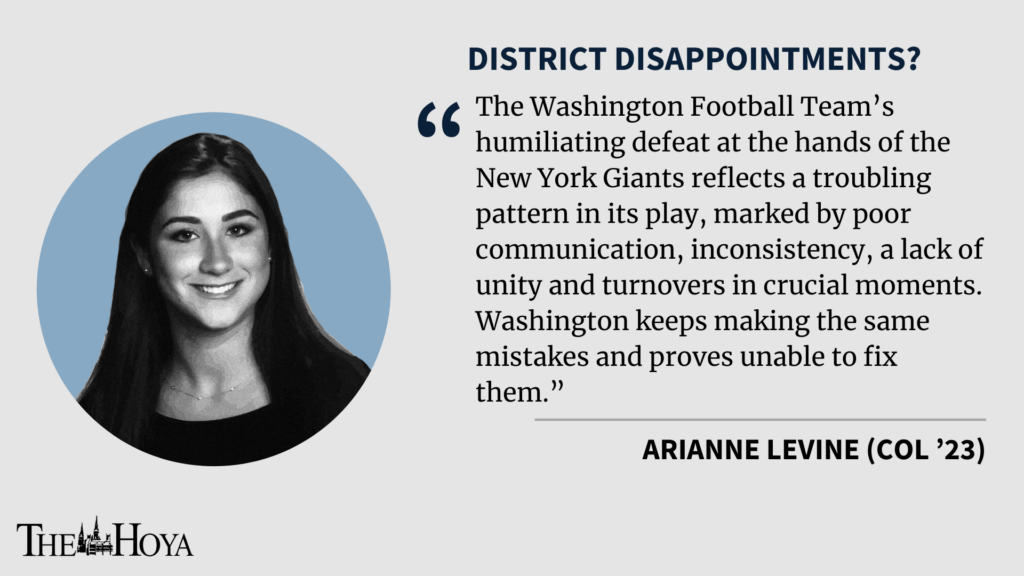 LEVINE | Washington Loses QB in Embarrassing Loss to New York Giants