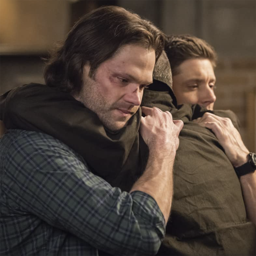 SUPERNATURAL|Dean and Sam embracing each other