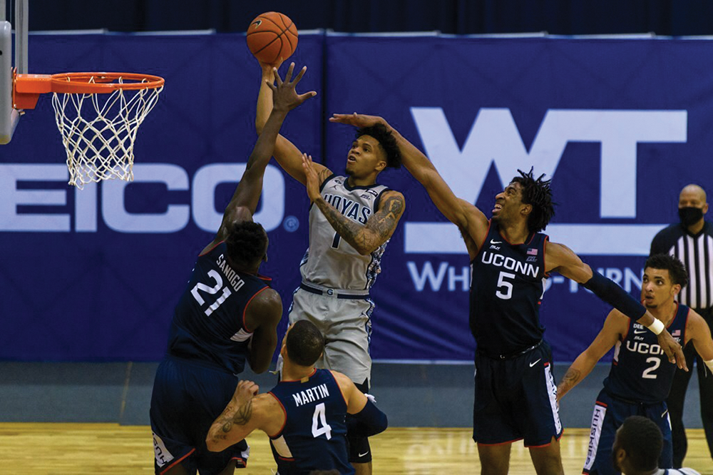 MENS BASKETBALL | Wahab’s Double-Double Not Enough; Hoyas Drop Another Big East Matchup