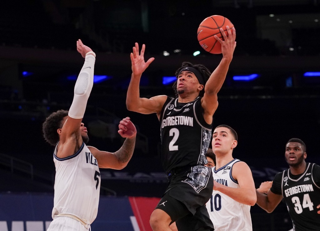 BASKETBALL | Georgetown Hoyas Defeat Top-Seeded Villanova in Second Round of Big East Tournament, 72-71